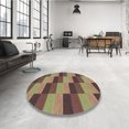 thumbnail image 4 of Ahgly Tapis Rectangulaire Lavable en Machine Intérieur Transitionnel Brun Sépia, 2 Pieds x 5 Pieds, 4 of 7