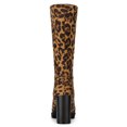 thumbnail image 2 of Unique Bargains Women's Mid-calf Block Heel Boots, 2 of 8