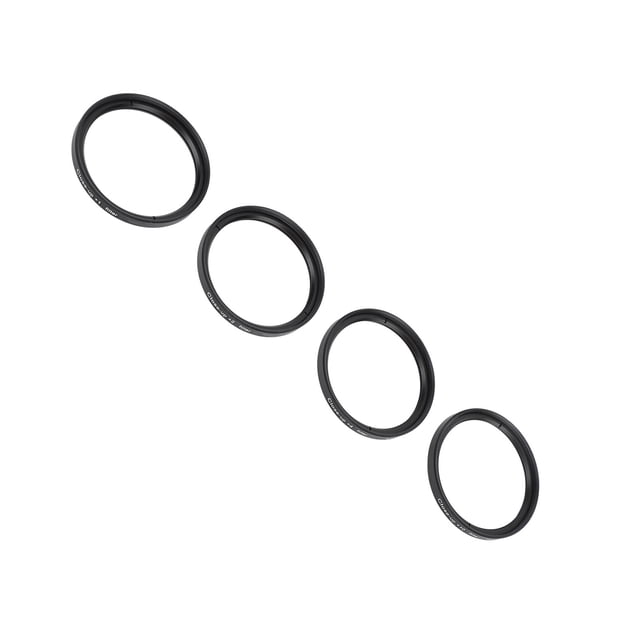 Close Up Filter Kit, Macro Lens Filter Set, Close up Kit with + 1, + 2, + 4, and + 10 Lenses for Detailed Photography, with Storage Pouch Camera Filter for Digital Camera Photo