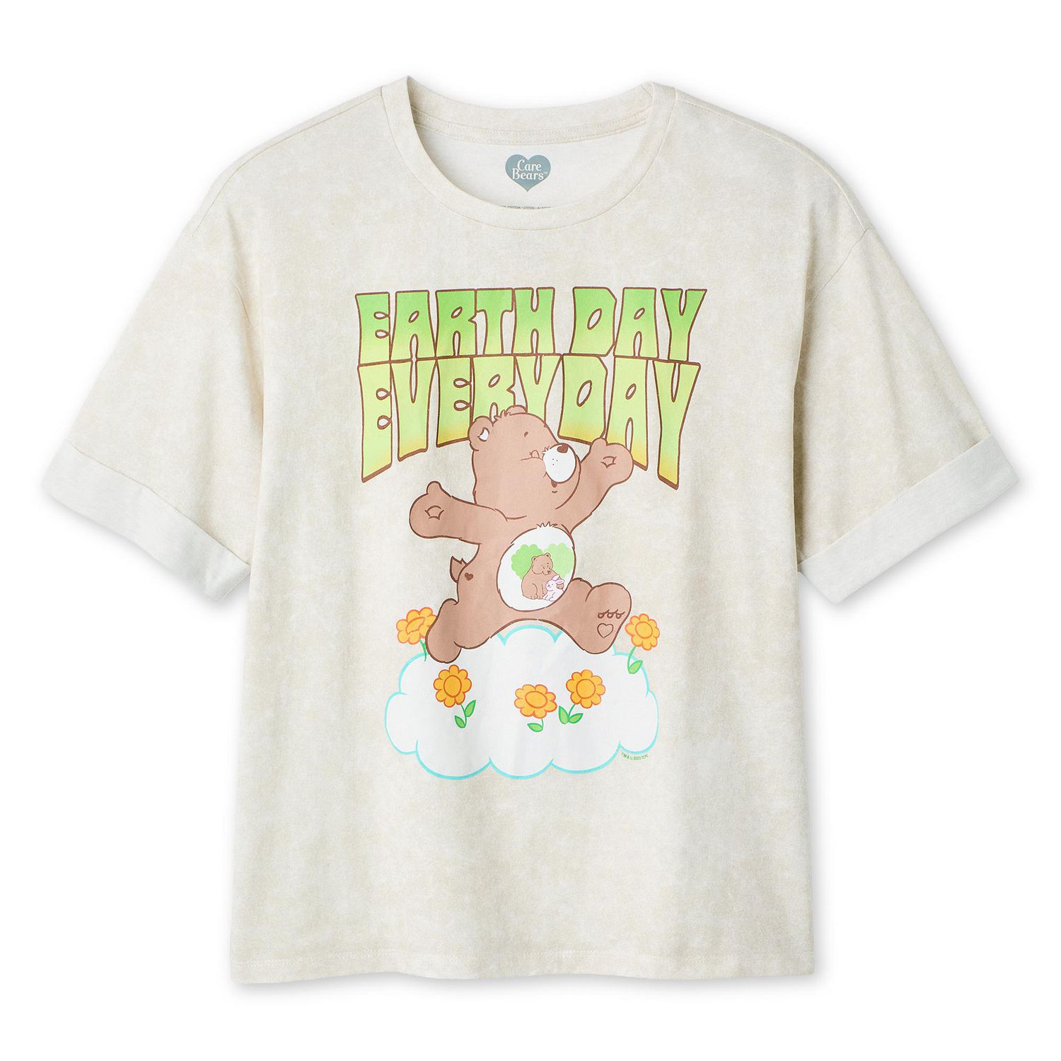 T-shirt à imprimé graphique Câlinours pour femmes