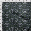 thumbnail image 3 of oneOone Cotton Silk Fabric Paisley & Floral Ikat Decor Fabric Printed BTY 42 Inch Wide, 3 of 4