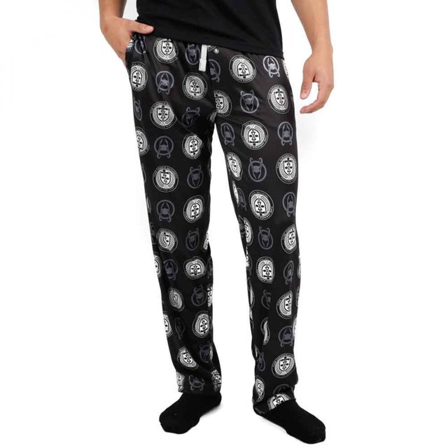 Marvel Studios Loki Series Helmet and TVA Logo AOP Sleep Pants-Small (28-30)