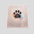 thumbnail image 3 of Pets, Paws and Ideas Couverture Imperméable pour Animaux de Compagnie pour Chiens et Chats, Protecteur Réversible pour Meubles, Lit et Canapé, Anti-Déversement, Lavable, Housse en Molleton Sherpa Douce Motif Paw Blanc, 3 of 8