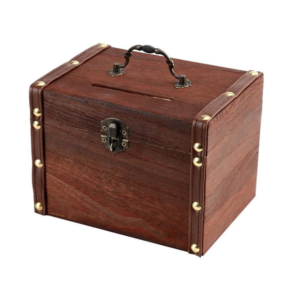 Birdeem Tirelire pour Adultes Tirelire Tirelire pour Enfants Boîte à Argent Coffre au Trésor Boîte d'Épargne Tirelire pour Adultes Tirelire pour Garçons Tirelire Filles Grande Tirelire en Bois Coffre-Fort Boîte à Argent Savi