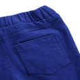 thumbnail image 3 of Girls Toddler Stretchy Flare Pants Elastic Waist Soft Ripped Denim Trousers, 3 of 6