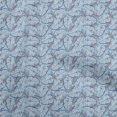 thumbnail image 1 of oneOone Polyester Spandex Light Blue Fabric Tropical Texuredd Leaf Craft Projects Decor Fabric Printed by The Yard 56 Inch Wide, 1 of 4