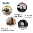 thumbnail image 3 of CBFFDC Collier pour Chats Léger Réglable Facile à Porter Cheveux Non Collants Respirant Collier pour Chien 2 Couches Collier pour Animaux, 3 of 7