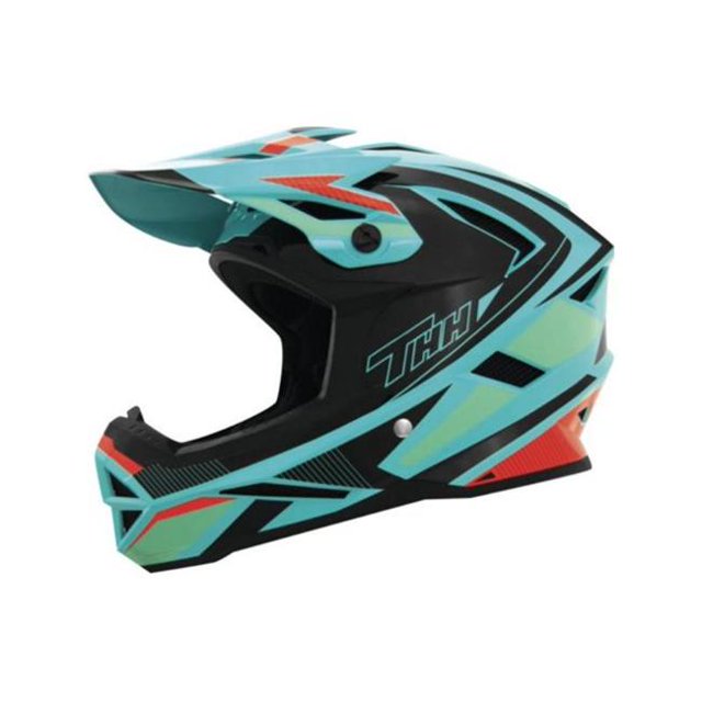 THH Helmets 644048 Casques Acceler T-42 BMX&44; Bleu & Orange - Extra Small