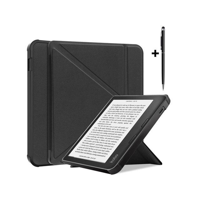 Slim Case for Kobo Libra 2 2021 Released - Soft TPU Protective Back Cover with Auto Wake/Sleep for 7 inch Kobo Libra 2 eReader