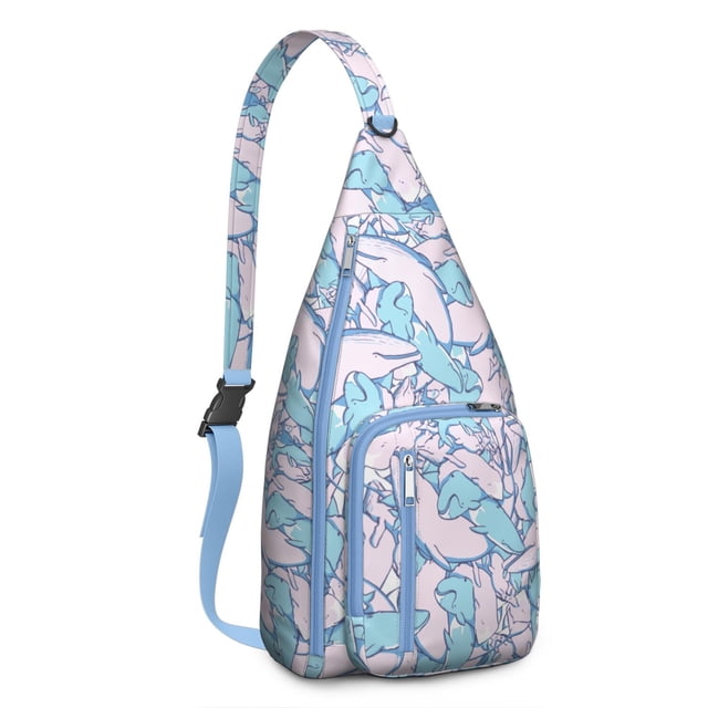 Nautical Great White Shark Backpack - Realistic Ocean Predator Pattern, Multi-Pocket Organization