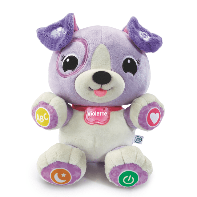LeapFrog My Best Pal Violet Interactive Baby Learning Plush Toy - French Version, 6+ Months