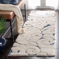 thumbnail image 1 of SAFAVIEH Florida Douglas Floral Vines Shag Area Rug, 1 of 7