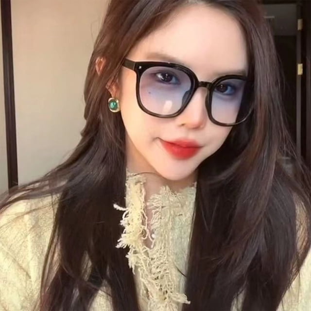 YAOBAMM Transparent Sunglasses Children Sunglasses Foldable Strong Hinge UV Protection Transparent Clear View Easy Storage Photo Prop Decorative Collapsible Sunglasses