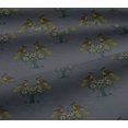 thumbnail image 5 of oneOone Viscose Jersey Fabric Bird & Tree Block Decor Fabric Printed BTY 60 Inch Wide, 5 of 5
