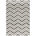 thumbnail image 2 of Rug Branch Kirei 8' x 11' (7'9" x 10'9") Grey/Beige Chevron Indoor Area Rug, Contemporary, Medium Pile, Stain-Resistant Carpet - Living Room, Bedroom, Dining Room, and Kitchen, 2 of 7