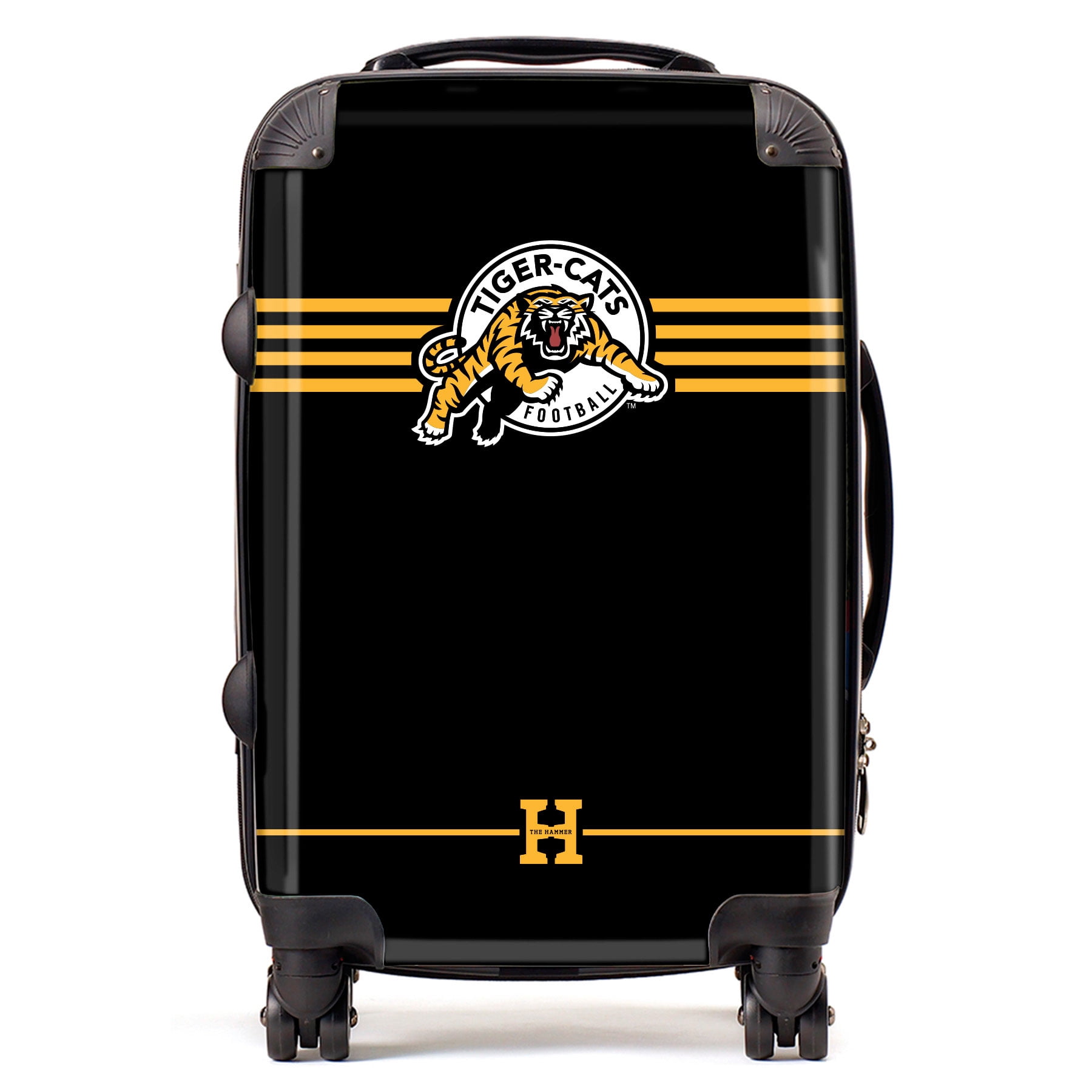Hamilton Ticats Home Game Luggage, Carry-on Suitcase, 360° Spinner Carry-on, Custom Luggage, Luggage Set, Travel, TSA Lock