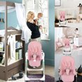 thumbnail image 5 of WIFKLSIIPG High Chair Cushion with Soft Leather High Chair Cover Foldable High Chair Insert Cushion PU Leather Kids Dining Room Cushion Suitable Children, 5 of 5