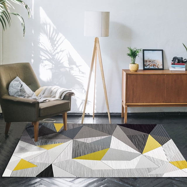 RKSTN Area Rug The Living Room Carpet Is Geometrically Good For Household Use, The Bedroom Is Covered With Floor Mats, And The Bedside Carpet Is Used As A Floor Mat Non Slip Home Decor Door Mat