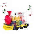 thumbnail image 3 of Jouet Éducatif, Train Électrique Transparent à Engrenages, Jouets de Train Électrique Transparent à Engrenages, Jouet Locomotive Électrique à Engrenages, Durabilité Éprouvée, 3 of 8