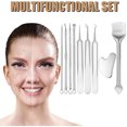 thumbnail image 1 of Soins de Beauté Grande Économie! Aqestyerly Trousse de Beauté 10 Pcs Spatule de Beauté Outil de Nettoyage des Pores en Acier Inoxydable Grattoir Ensemble pour Enlever les Points Noirs avec 1 Boîte de Rangement HWRETIE HWRETIE, 1 of 8