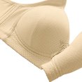 thumbnail image 3 of Bigersell Bras for Women Full-Coverage Wire-Free Bra Style T-10 Non-Slip Support Bra T-10-Beige, 3 of 4