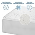 thumbnail image 3 of Pemberly Row Slumber Waterproof Crib & Toddler Mattress in Firm White, 3 of 5