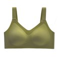 thumbnail image 1 of Maternity Bra Casual Sexy Front Button Shaping Cup Shoulder Strap Underwire Bra Plus Size Extra-Elastic Wirefree Wireless Bras With Support And Lift on Clearance, 1 of 2