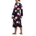 thumbnail image 4 of Peignoir Long d'Hiver pour Femmes en Molleton Doux et Pelucheux, Robe de Chambre, Pyjama, Tenue de Nuit, 4 of 4