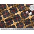 thumbnail image 2 of Soimoi Poly Georgette Fabric Argyle Check Print Fabric by the Yard 42 Inch Wide, 2 of 3