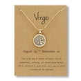 thumbnail image 1 of PVCS Chaîne de Pièces Dorée Jour et Nuit Collier des Douze Constellations Collier pour Couple, 1 of 1