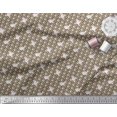thumbnail image 2 of Soimoi Poly Georgette Fabric Footprint & Cat Kids Print Fabric by The Yard 52 Inch Wide, 2 of 3