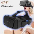 thumbnail image 1 of Casque de Jeu de Réalité Virtuelle 3D pour Téléphones Intelligents, Lunettes VR G10 IMAX, Google Carton, 4,7-7,0 Po, 1 of 5