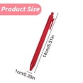 thumbnail image 3 of Under $1 Press Gel Pens, Red Retractable Ballpoint Pen, 1.0Mm Medium Point Smooth Writing Pen for Home & Office Use, Quick-Dry Ink, Pink Click Pen, by Goohae, 3 of 7