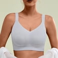 thumbnail image 2 of Bras For Women Full Coverage No Underwire Plus Size Bras Wirefree Comfort Breathable Everyday Bras, 2 of 4