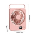 thumbnail image 3 of Rechargeable Long Battery Life Desktop Fan with Quiet Folding Handheld Design and Adjustable Wind Speeds for High Wind Power,Silent Operation Flexibility, 3 of 7