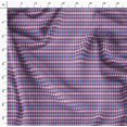 thumbnail image 4 of Soimoi Purple Georgette Viscose Fabric Diamond Geometric Print Fabric by the Yard 42 Inch Wide, 4 of 5