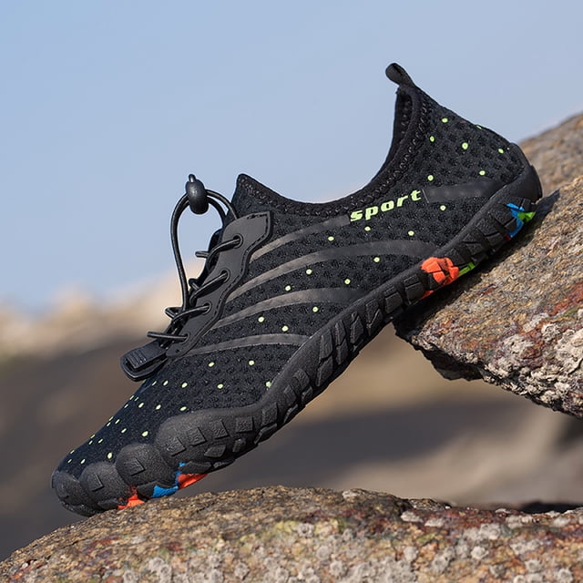 Agiferg Chaussures de Natation de Plage Extérieures Ensemble Antidérapant Chaussures de Plongée