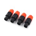 thumbnail image 2 of Nl4fc Speaker Connector  Nl4fc Connector  Speaker Connector  Audio Male Plug 4PCS NL4FC Male Plug Speaker Audio Cable Cord Adapter Male Plug Connector Orange, 2 of 3