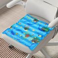 thumbnail image 3 of Summer Mat Reusable Ice Pillow Foldable Water Filling Chair Pad Multifunctional Water Seat Cushion For School Travel Home Support Cushion Sciatica Cushion for Sitting Memory Foam Seat Cushion for Car, 3 of 3