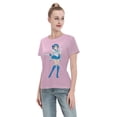 thumbnail image 4 of T-Shirt Basique à Manches Courtes pour Femmes Sailor Moon Mizuno Ami, 4 of 6