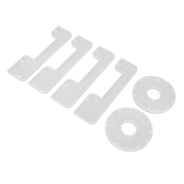 Candle Holder Molds, Craft Silicone 6Pcs Premium Silicone Hands On Ability Thick Soft For Handicraft