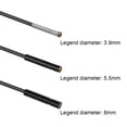 thumbnail image 2 of ziyahi ABS Metal Endoscope IPS Screen Memory Card IP68 Waterproof Nonslip Handle Replacement Industrial Endoscopes Inspection Camera 3.9mm Lens 5M, 2 of 9