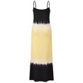 thumbnail image 5 of Women Colorblock Gradient Sleeveless V Neck Sling Maxi Dress, 5 of 5