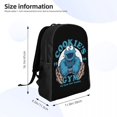 thumbnail image 4 of Custom Cookies Gym Laptop Backpack Men Women Basic Bookbag for School College Student Bags, 4 of 5