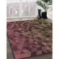 thumbnail image 3 of Ahgly Company Tapis d'Intérieur Lavable à la Machine, Carré, Transitionnel, Brun, Tapis de Zone, 7 Pieds Carré, 3 of 7