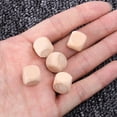thumbnail image 3 of 100pcs Wooden Six-sided Blank Dices Square Blocks For Puzzle Game DIY Craft, 3 of 6