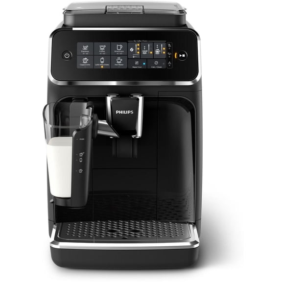 Philips 3200 Series Fully Automatic Espresso Machine with Lattego, EP3241/54, Black