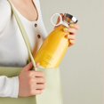 thumbnail image 4 of Mini Juice Extractor Bottle White Portable Rechargeable Cordless 4 Blades Juicer Blender for Fruit, 4 of 11