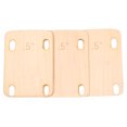 thumbnail image 1 of Electric Guitar Neck Shim Maple Wood Neck Shim Plate Spacer Instrument Replacement Accessory  For Guitar And Bass Repair, 1 of 8