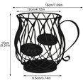 thumbnail image 2 of Coffee Pod Holder, Coffee Cup Storage Basket, Organizer for Home, Kitchen, Office, Bar (Teapot), 2 of 4